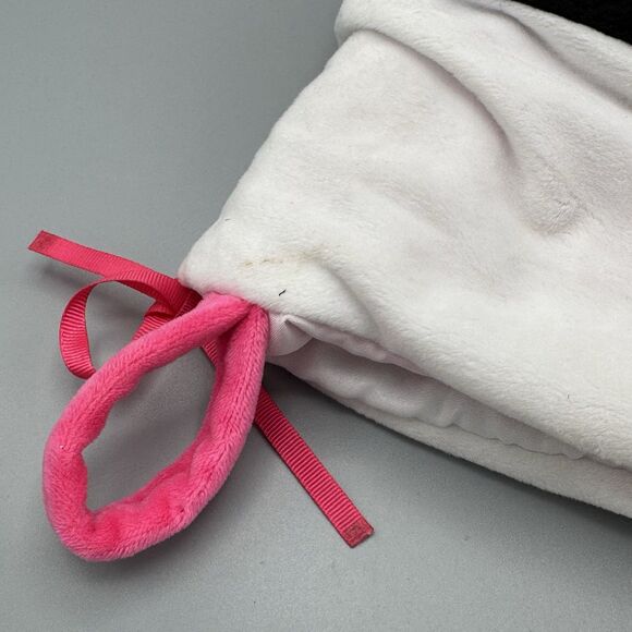 2014 Sanrio Pink Hello Kitty Soft Plush Christmas Stocking Embroidered 18" L - Picture 5 of 7